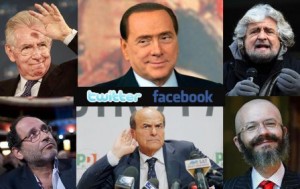 I candidati premier per le elezioni del 2013 sui social network
