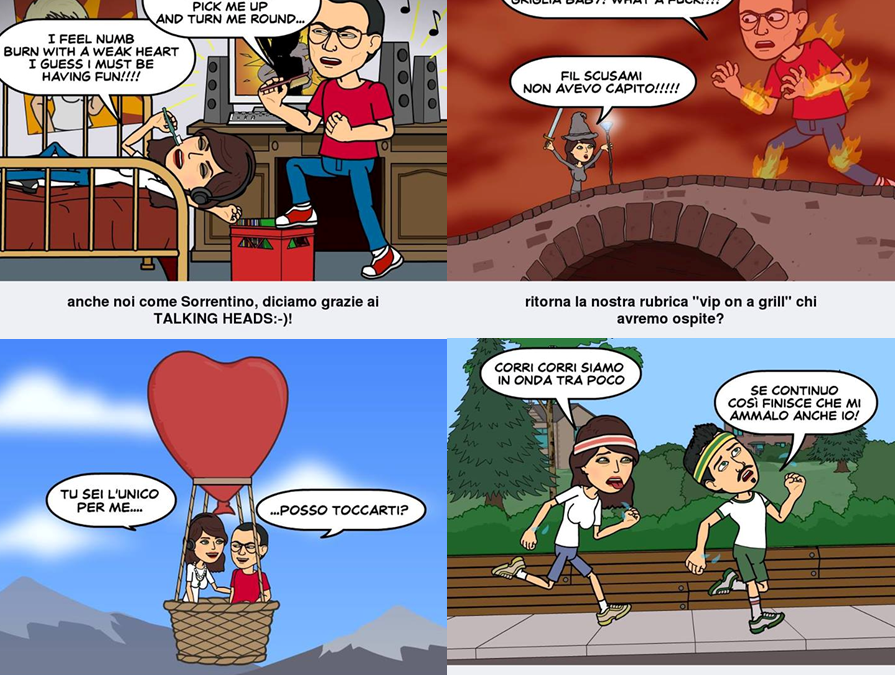 Bitstrips per le radio. Divertente idea by Petra Loreggian