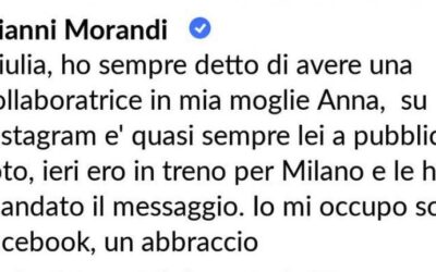Gianni Morandi e Paola Perego hanno il social media manager. E quindi?